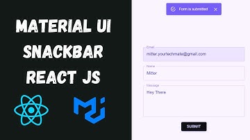 How to use Material UI Snackbar Component in React Js