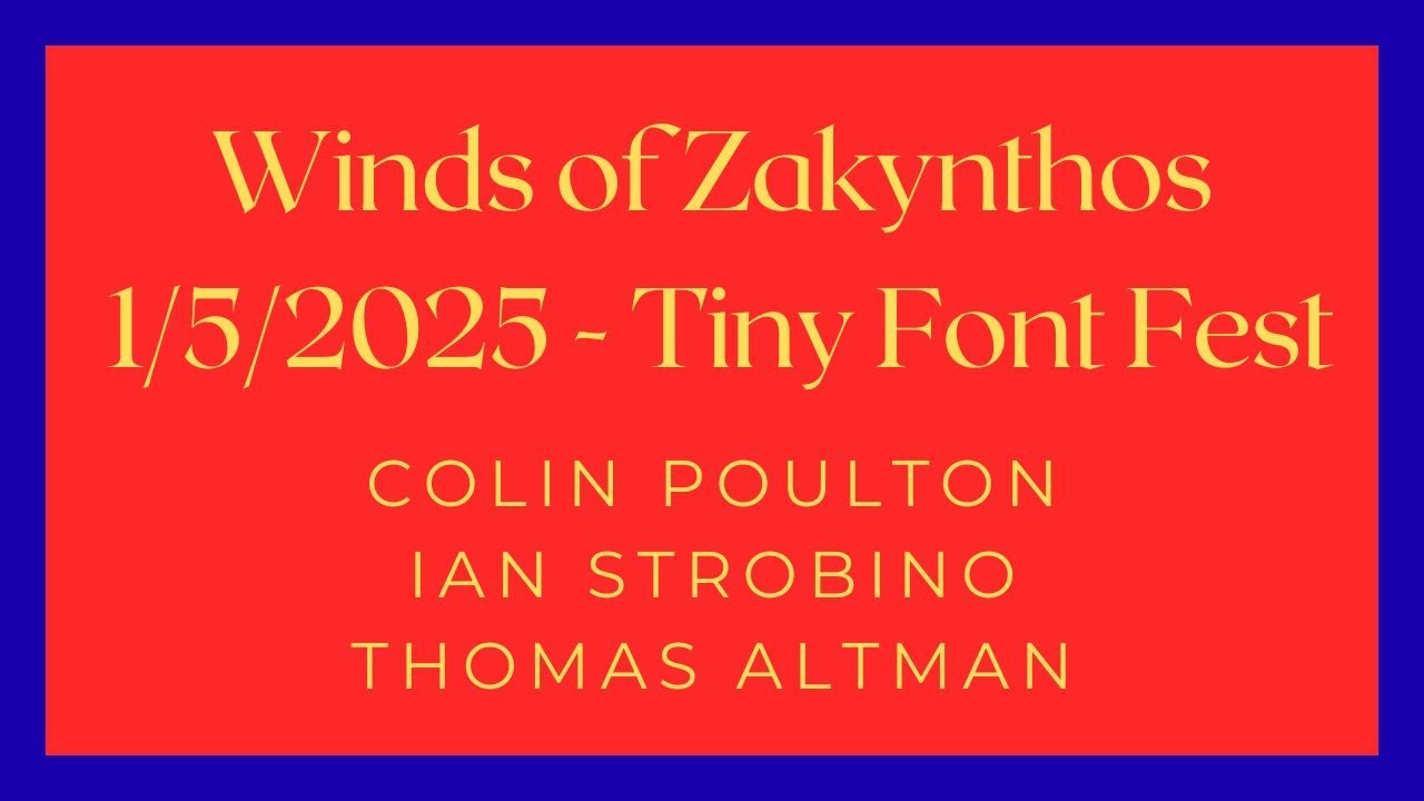 Colin Poulton Trio - Winds of Zakynthos