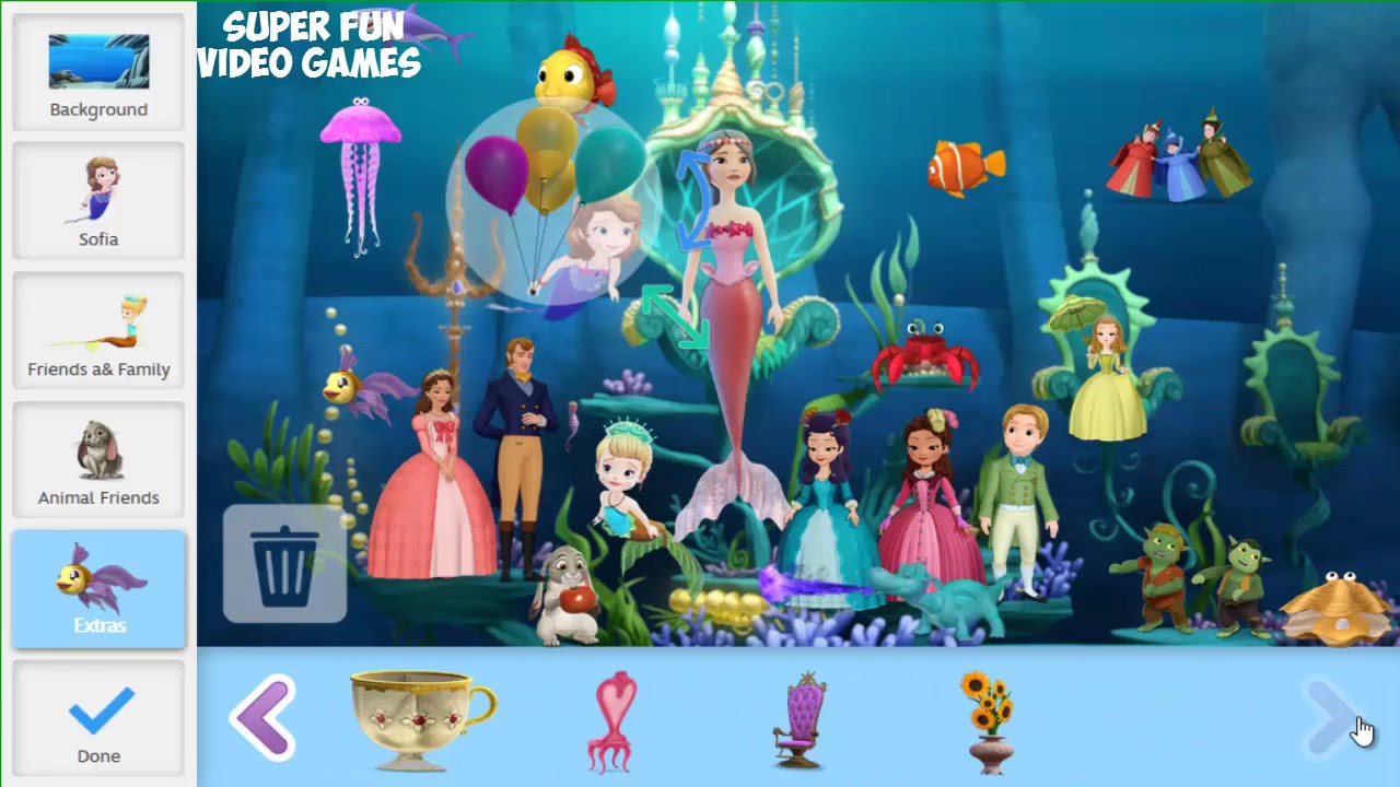 SOFIA THE FIRST MERMAID PICTURE GAME