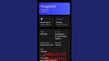 Oneplus 11r OxygenOS 13.1 Update #tech #shorts #technology