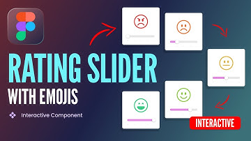 Create An Interactive Slider in Figma | Interactive Ratings UI | Figma Tutorial (Design & Prototype)