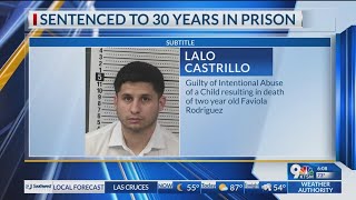 Man convicted of killing 2-year-old baby sentenced to 30 years