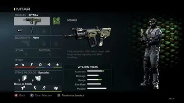 Ghosts Competitive Class Setup (Domination)