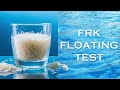 Fortified rice kernels frk density test water immersion test by ghananadh ghananadh for apscscl