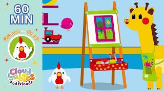 Messy Play & Holiday Fun | Chickpea & Friends | 1 Hour Compilation | Cloudbabies & Friends