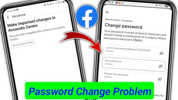 Probleem met het wijzigen van het wachtwoord van een Facebook-account || Wijzig het Facebook-wach...
