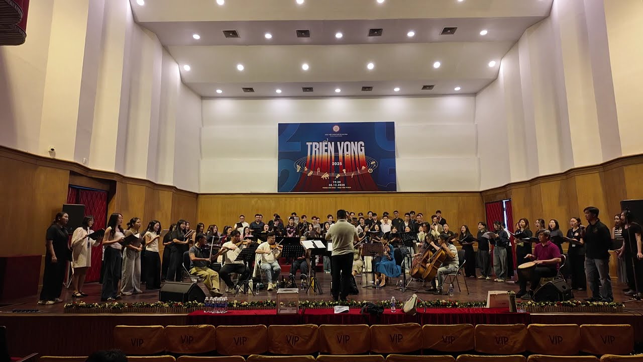 Baba Yetu (Rehearsal) - Son Mach with Saigon Choir & HCMC Conservatory Orchestra