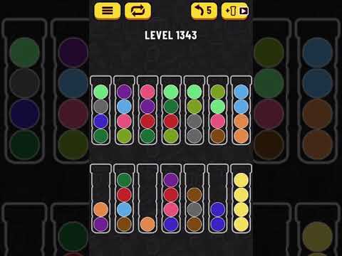 ボールキャッチゲームと流しそうめん5点セット Ball Sort Puzzle】Level.1343 - YouTube