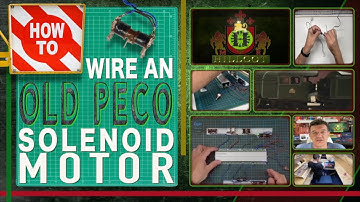 How to wire a old Peco Solenoid Motor DC & DCC - Includes intro to DDC Concepts ADS-8SX