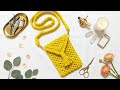 Diy macrame Mobile Sling Bag Tutorial | Easy steps for beginners