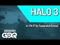 Halo 3 by SasquatchSensei in 1:14:17 - Awesome Games Done Quick 2021 Online