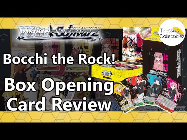 bocchi the rock booster box UNBOXING WEISS SCHWARZ PACK!! #weissschwarz #latendo #unboxing #tcg #kessokuband #bocchitherock #animeshop #asmr #fyp #buynow Dive into the fascinating world of Bocchi The Rock Build Divide -Bright- Premium Booster