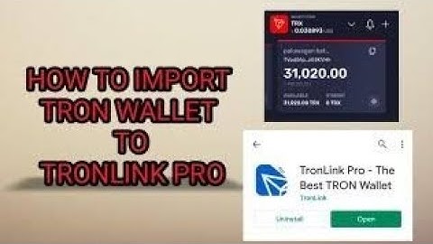 😍TRON WALLET CONVERT TO TRON LINK PRO😍