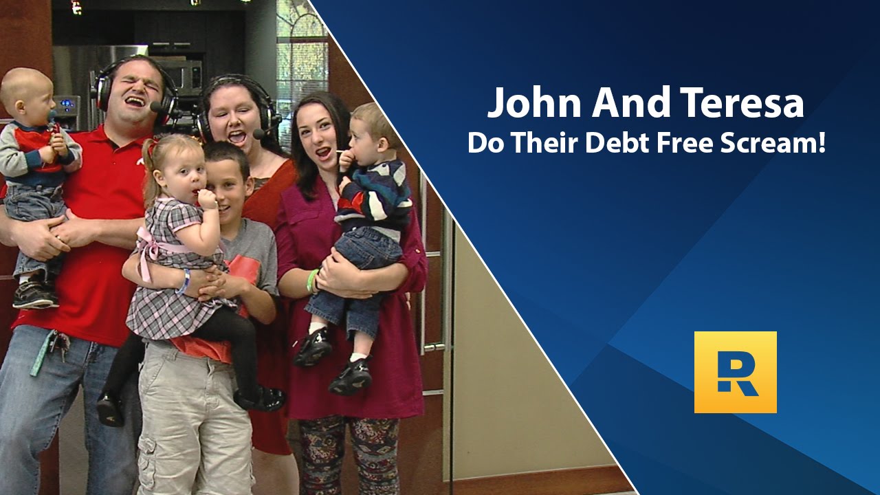 John And Teresa Do Their Debt Free Scream! John And Teresa Do Their Debt Free Scream!