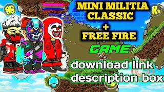FF2D game Download link description box mini militia classic   free fire