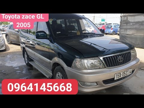 Toyota zace GL 2005 đẹp như 2015 giá chưa đến 200t alo ngay 0964145668 ...