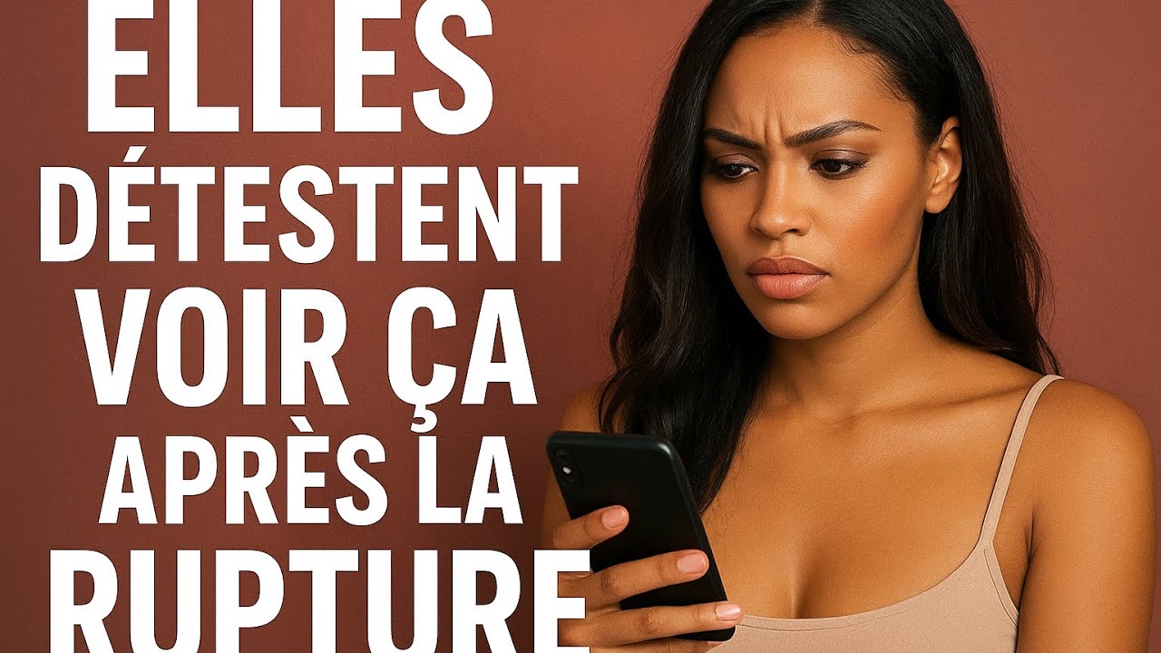 3 CHOSES QUE LES FEMMES DETESTENT VOIR APRES LA RUPTURE