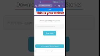 How To Download Instagram Story || 💕 #shorts #youtubeshorts screenshot 4