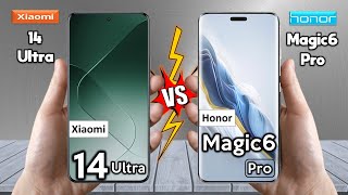 Xiaomi 14 Ultra Vs Honor Magic 6 Pro  Full Comparison  Techvs