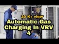 How to auto charge R410 Gas in daikin vrv 4 system. كيفية شحن غاز R410 في نظام دايكن vrv 4