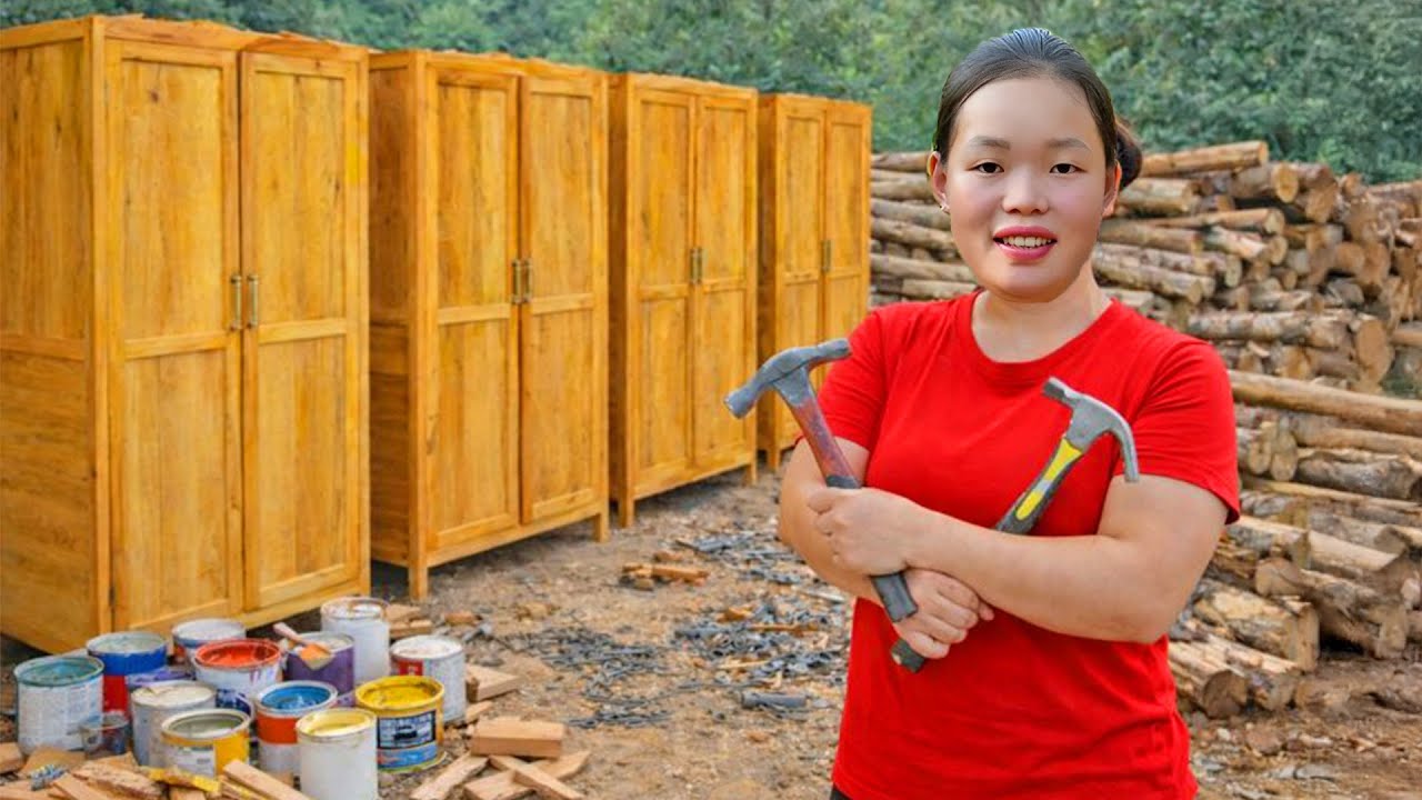 How to Make a Wooden Personal Storage Cabinet - Research, Design & Creativity | Trieu Mai Huong