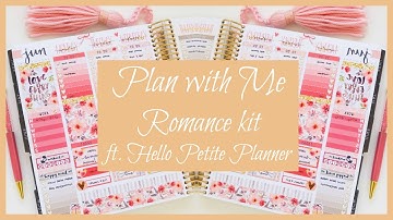 PWM || Vertical || Romance kit ft. Hello Petite Paper // Plan with Juli