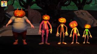 Тыквенная голова мультики палец семья Finger Family Halloween 3D Nursery Rhymes для детей