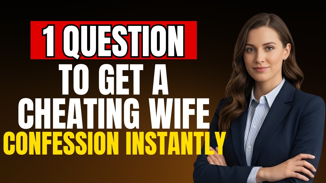 1 Question To Get A Cheating Wife Confession Instantly