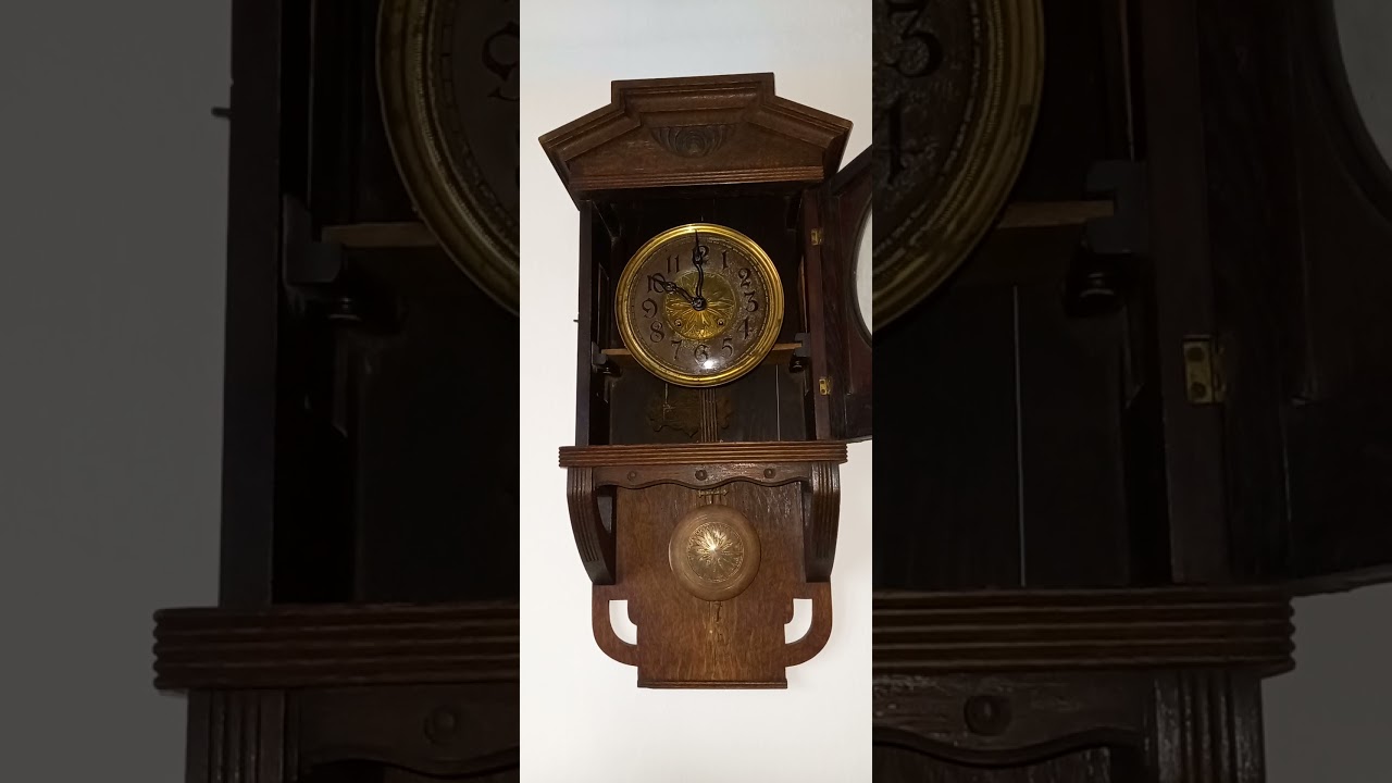 Gustav Becker 1904 Dom-gong wall clock