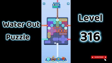 Water Out Puzzle Level 316 Walkthrough 💧 | Step-by-Step Solution | SolutionGuruji
