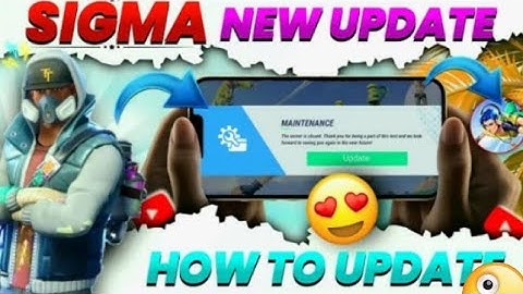 Sigma game update today || Sigma game network connection error problem solve || big update