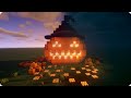 How to build a Pumpkin Jack-o lantern - Minecraft Halloween Decorations! [ Girl Builder Pachi ]