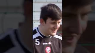 Throwback to 20-year old Harry Maguire taking on the Two-footed Corner Challenge!