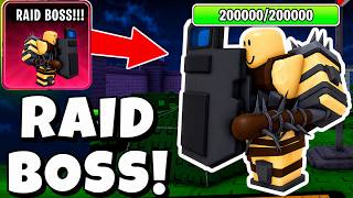 Mini War Added a MASSIVE NEW RAID BOSS! Clan Update (Roblox)