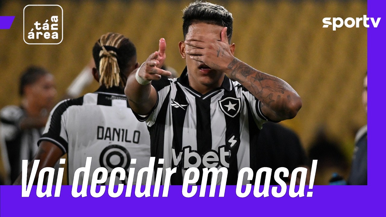 BOTAFOGO EMPATA COM O BARCELONA E DEIXA DECISÃO PARA O NILTON SANTOS | TÁ NA ÁREA | sportv