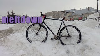 Мартовская езда по снежной каше