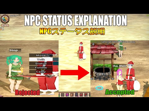 Mad Island Guide (NPC status explanation)