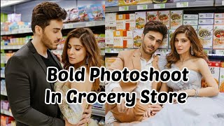 Ayesha Omar & Ahsan Khan Latest Bold Photoshoot In Grocery Store Stani Celebrities Photographs