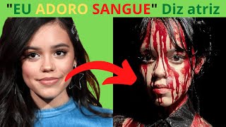 &quot; EU ADORO SANGUE &quot;  Diz atriz !!!  Wandinha !!!