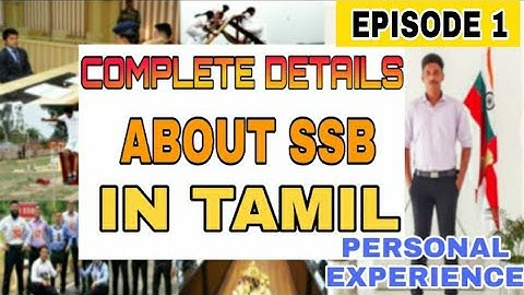 Ssb Tech 58 Interview in Tamil | 5 days Ssb Procedure | 2022 | SSB Allahabad, Bhopal | Abbas Abbu
