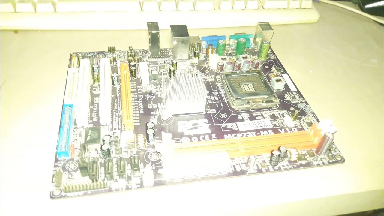 ESPECIFICAÇAO MOTHERBOARD SOCKET 775 MCP73T M5 - YouTube