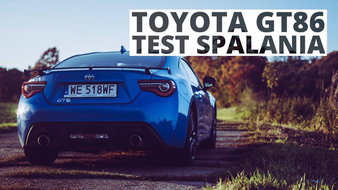 Toyota GT86 2.0 200 KM (MT) pomiar zużycia paliwa YouTube