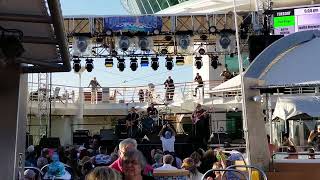 Rick Derringer  -  Free Ride -, pool deck  -   On The Blue Cruise  2 2019