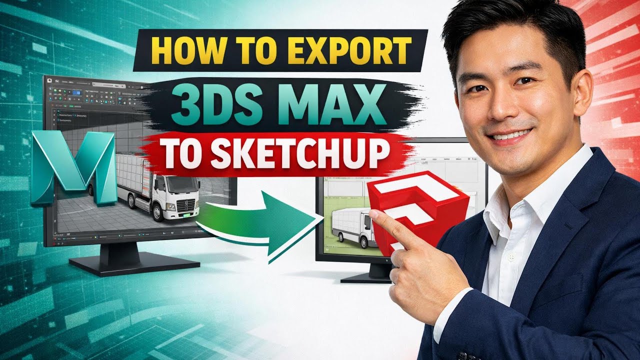How to EXPORT 3ds Max to Sketchup (Step by Step) - YouTube