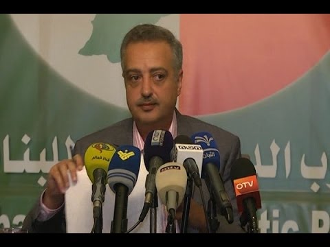 مؤتمر صحافي لرئيس الحزب الديمقراطي اللبناني طلال ارسلان