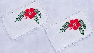 Dusuti Pillow Cover Design | दोसूती पिलो कवर डिजाइन | cross stitch hand embroidery design.