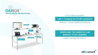 OAIBOX 5G Lab Manual - Lab 1 demonstration video