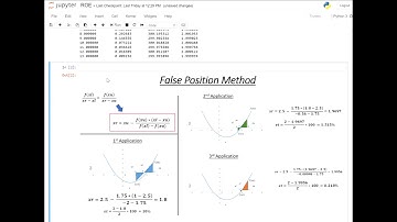 False Position - Python Code