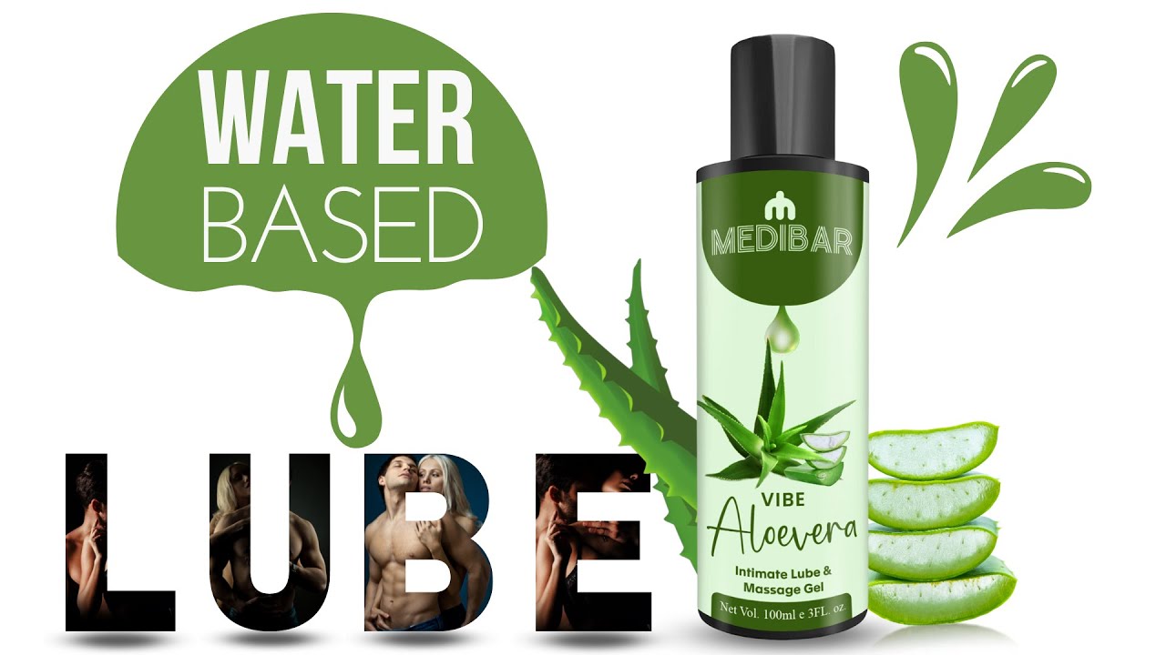 Medibar Natural Aloe vera Flavoured Compatible with condoms & toys`2 in 1  massage Gel & Lubricant - YouTube