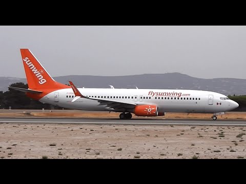 Sunwing Airlines Boeing 737 800 C Feak Taxi Take Off At